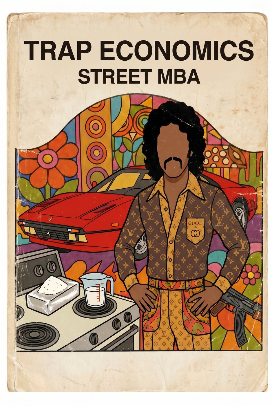 Trap Economics: Street MBA — vintage 70s collector's edition cover art